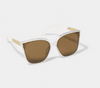 Sunglasses - Savannah in White Marble