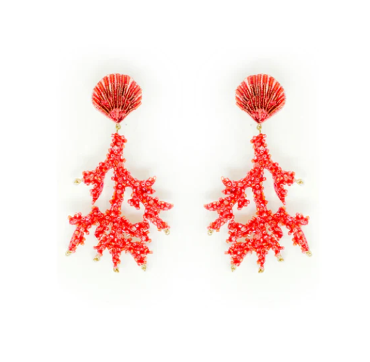 Trovelore - Finger Coral Earrings