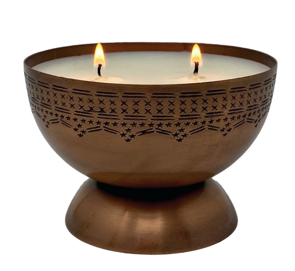 Candle - Tranquility Metal Bowl - Grapefuit Pine