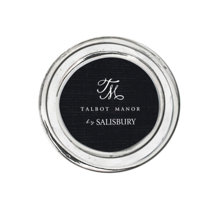 Salisbury - Classic Round Pewter Frame