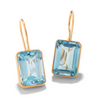 Dina Mackney - Earrings Brazilian Blue Topaz