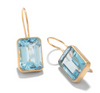 Dina Mackney - Earrings Brazilian Blue Topaz