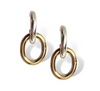 Dina Mackney - Earrings Mixed Metal Double Hoop Earring