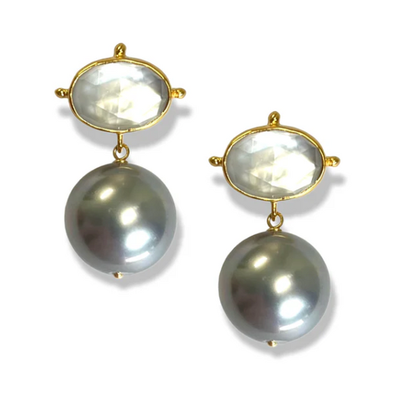 Dina Mackney - Pearl Drop Earrings