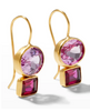 Dina Mackney + Earrings Pink Sapphire Middie Earrings