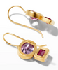 Dina Mackney + Earrings Pink Sapphire Middie Earrings