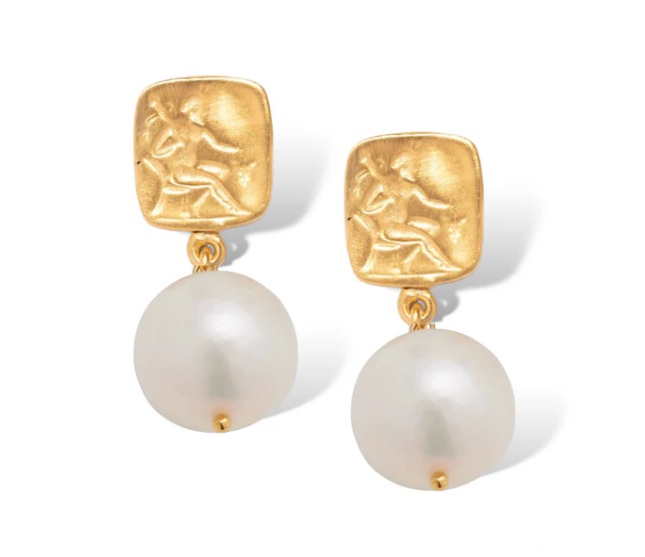 Dina Mackney - Bacchus Pearl Drop Earrings