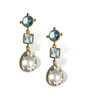 Dina Mackney - Earrings Topaz Triplet Linear Earrings