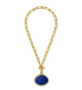 Necklace - Diana V. Pendant w/Lapis Drop