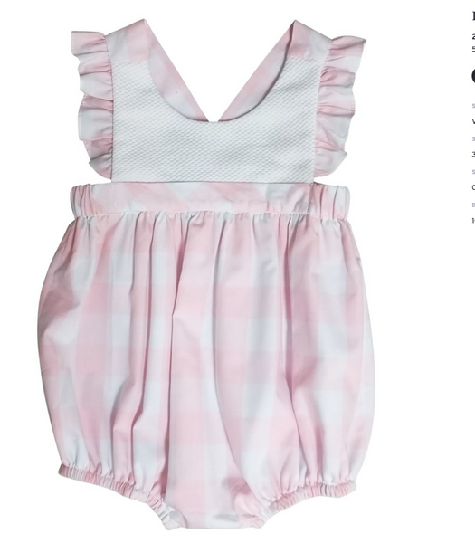 Large Pink Checks Bubble