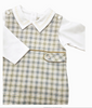 Baby - Fall Plaid Two-Piece Overall Set