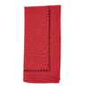 Napkins - Red Laser-Cut Hemstitch Napkin