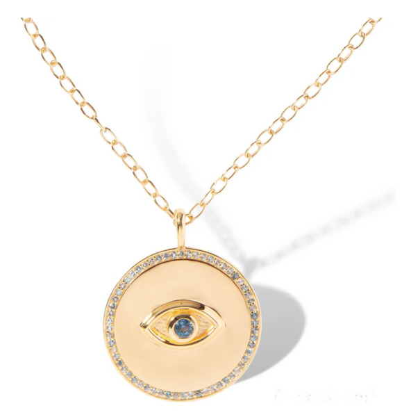 Dina Mackney - Evil Eye Charm Necklace