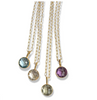 Dina Mackney - Petite Circle Charm Necklace - Several Colors