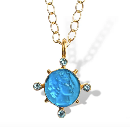 Dina Mackney - Blue Topaz Apollo Necklace