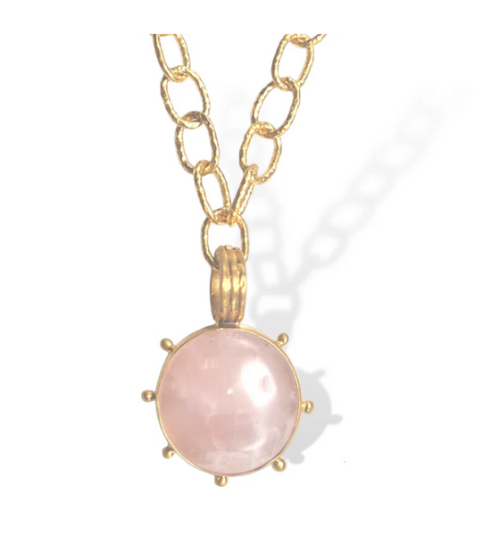 Dina Mackney - Rose Quartz Necklace