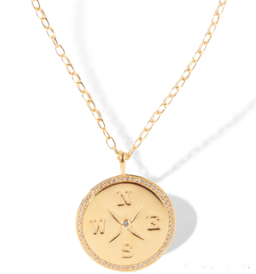 Dina Mackney - Compass Charm Necklace