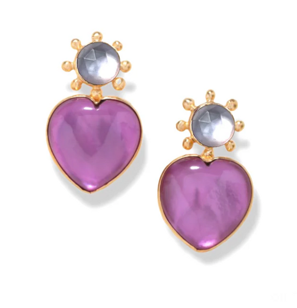 Dina Mackney - Heart Double Earring