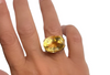 Dina Mackney - Faceted Maxi Cocktail Ring Golden Cirine