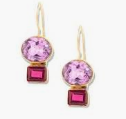 Dina Mackney - Pink Sapphire Middie Earring