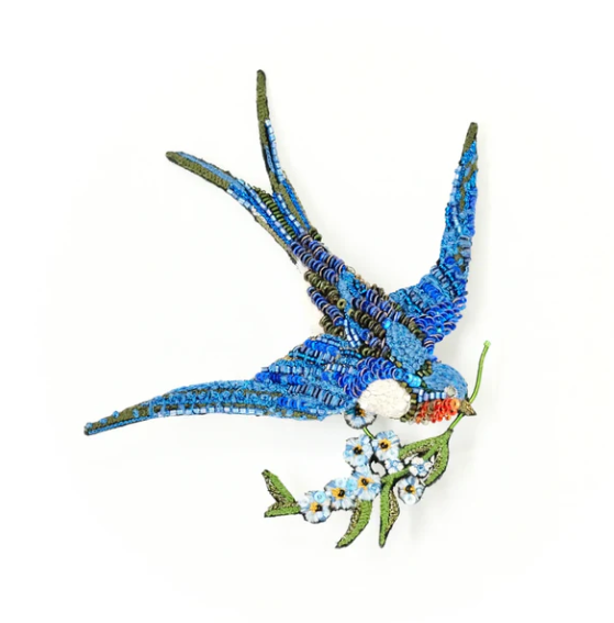 Trovelore - Peace Swallow Big Brooch Pin