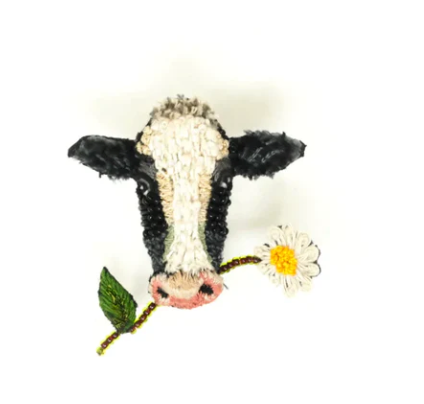 Trovelore - Happy Cow Brooch Pin