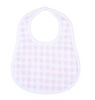 Bib - Baby Checks In Blue or Pink