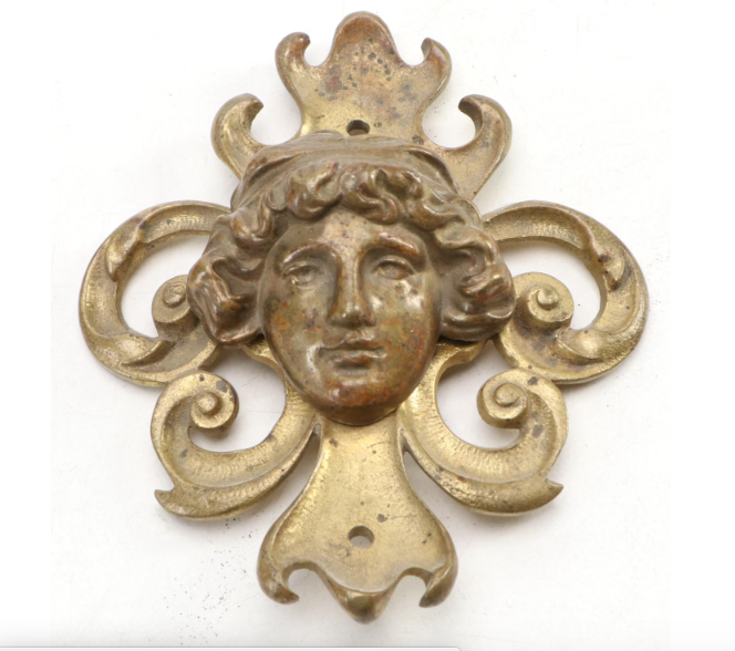 Vintage Brass Wall Ornament
