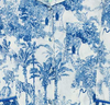 Pajamas - Blue & White Safari Toile Dr Jouy Print