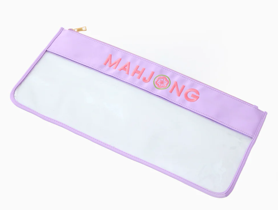 Oh My Mahjong - Lilac Stitched Mahjong Bag