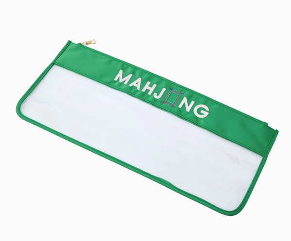 Oh My Mahjong - Green Stitched Mahjong Bag