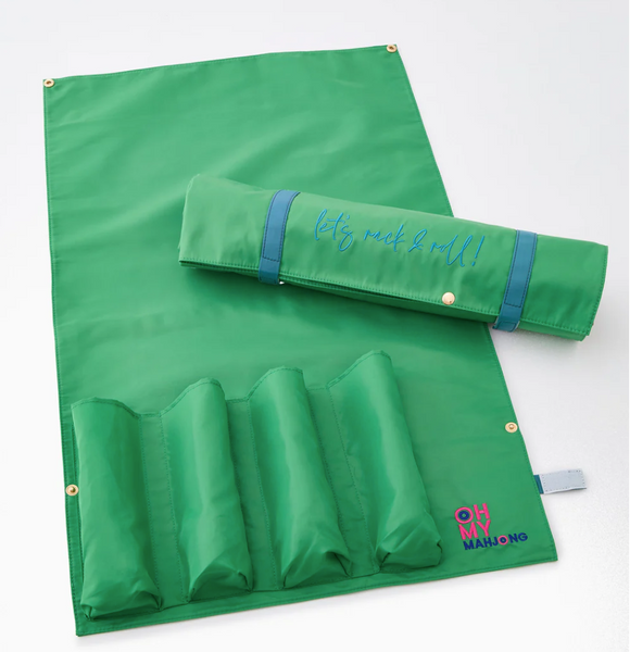 Oh My Mahjong - Kelly Green Let's Rack & Roll Bag