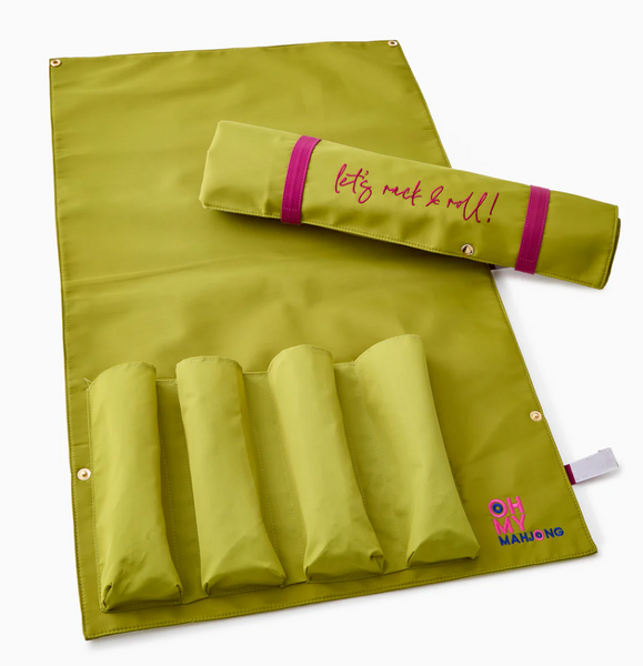 Oh My Mahjong - Olive Let's Rack & Roll Bag