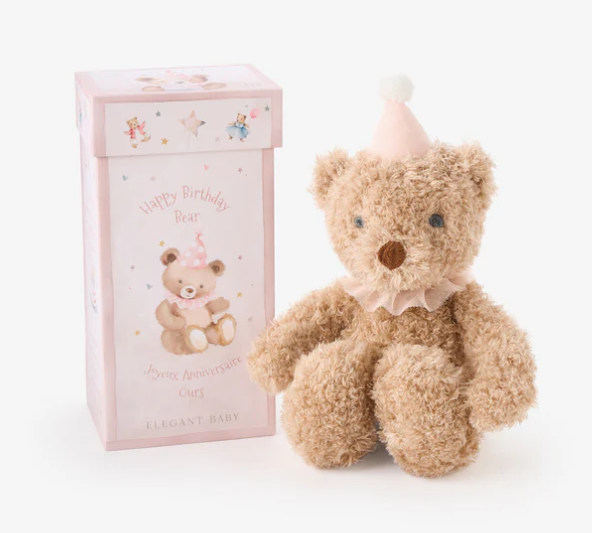 Baby - Pink Birthday Bear in Box