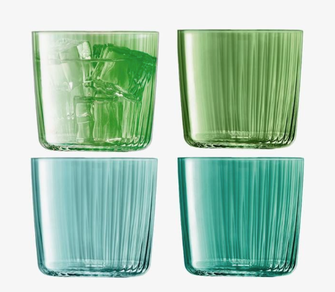 Gems Tumbler 10OZ Set of Four - Jade
