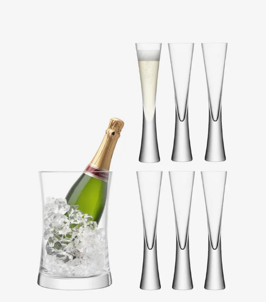 Moya Champagne Serving Set - Seven Pieces