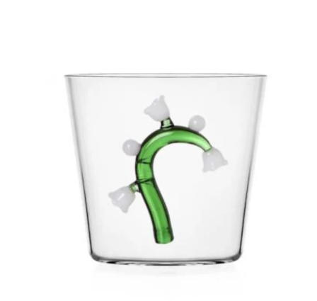 Ichendorf - Botanica Tumbler w/White Flower