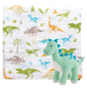Muslin Blanket & Stuffed Animal Gift Set