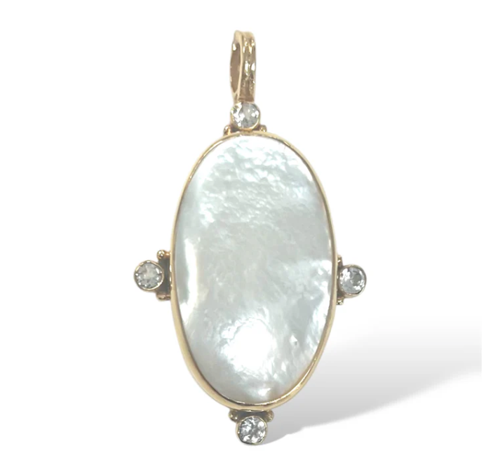Dina Mackney - Mother of Pearl Topaz Maxi Enhancer