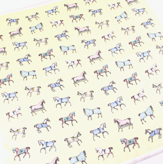Scarves - Horses Square Scarf