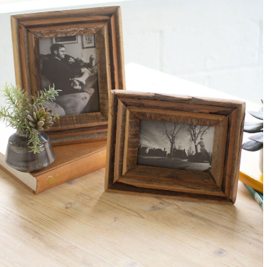 Picture Frames - Recycled Natural Wood