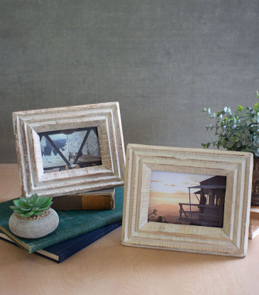 Picture Frame - Recycled White Wash Photo Frames