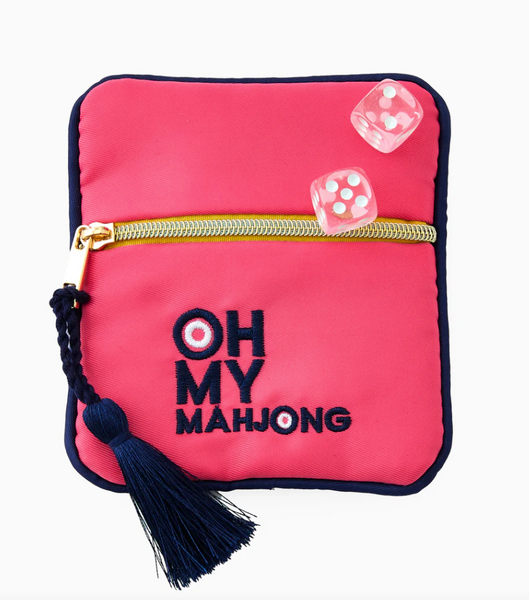 Oh My Mahjong - Pink Coin & Dice Bag