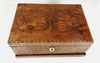 Estate Collection - Antique Burl Walnut Sewing/Jewelry Box