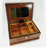 Estate Collection - Antique Burl Walnut Sewing/Jewelry Box