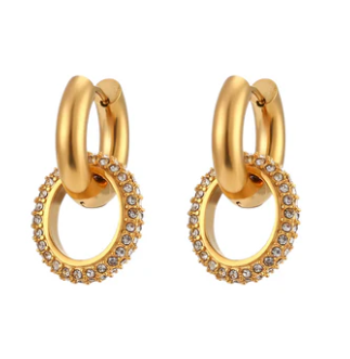 Earrings - Double Hoops