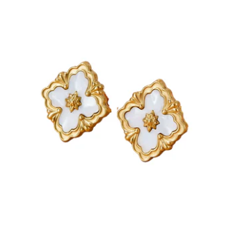 Earrings - French Cross Stud