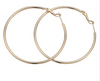 Earrings - Simple 3" in Gold or Silver