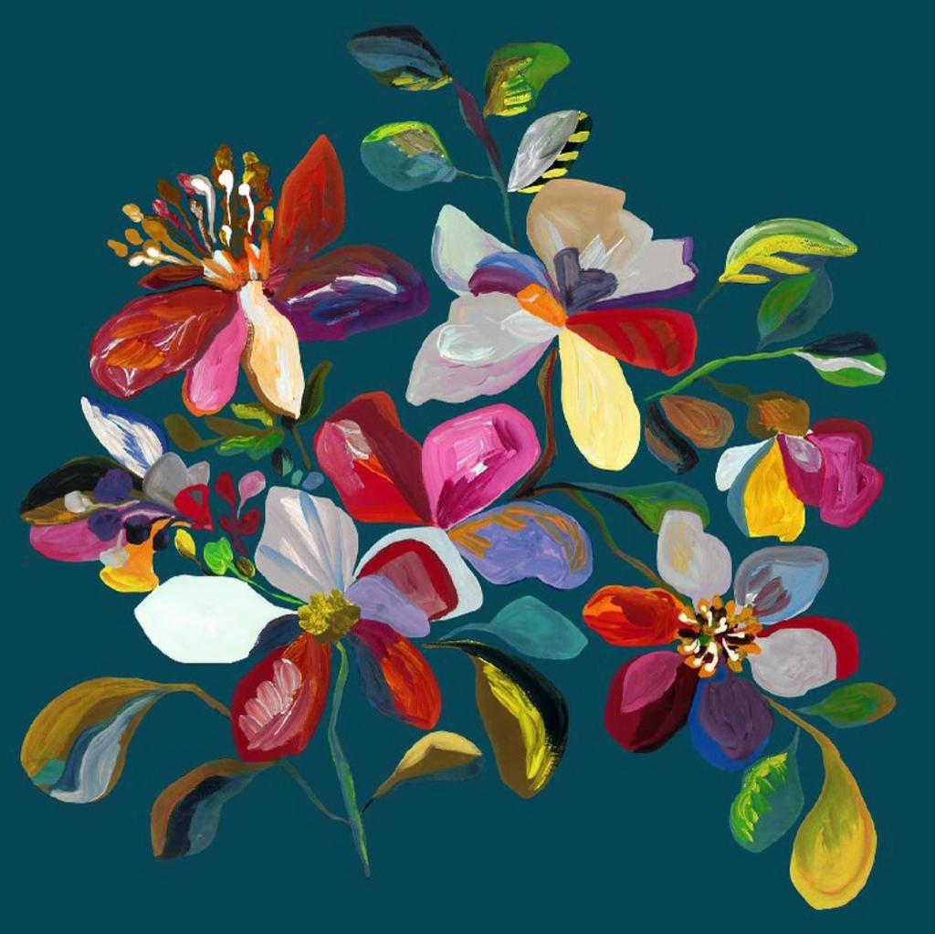 Scarf - Giardino Painting Travel Scarf/Wrap - Several Colorways