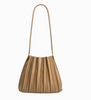 Purse - Carrie Pleated Vegan Shoulder Bag